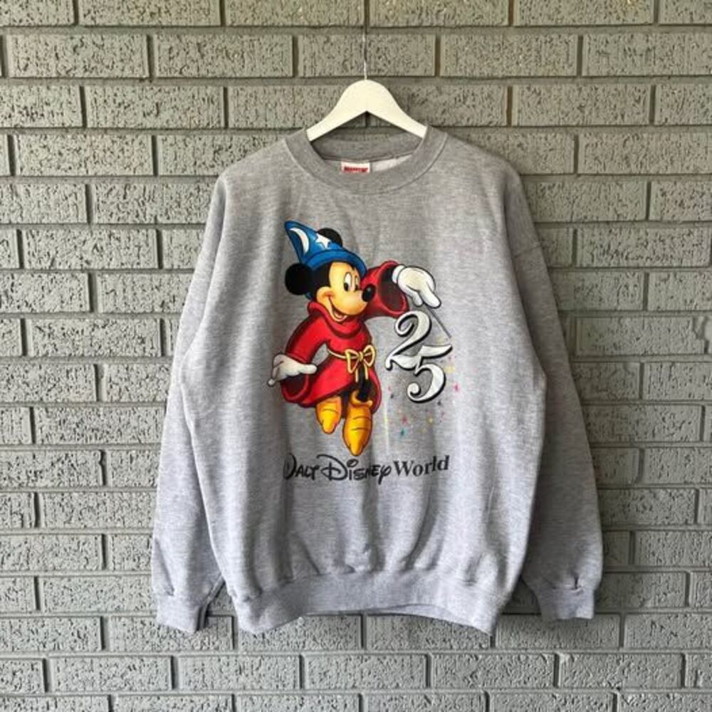 VTG Walt Disney World 1996 Sweatshirt 25th Anniversary Mickey Mouse Sz XL